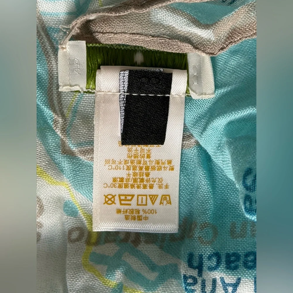 NWT Kate Spade Scarf West Coast Map